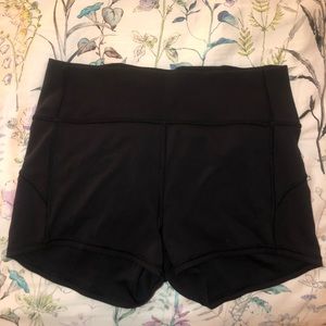 Black lululemon shorts